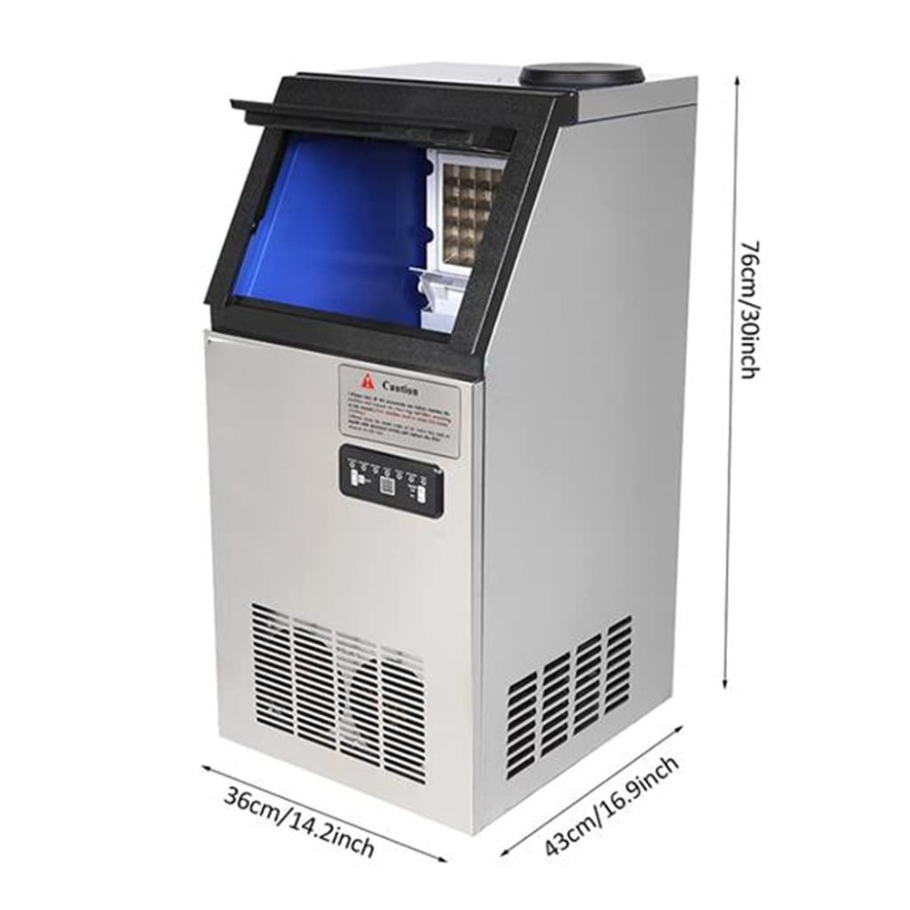 Commercial Ice Maker 110Lbs/24 - Commercial Ice Maker บทวิจารณ์และราคา