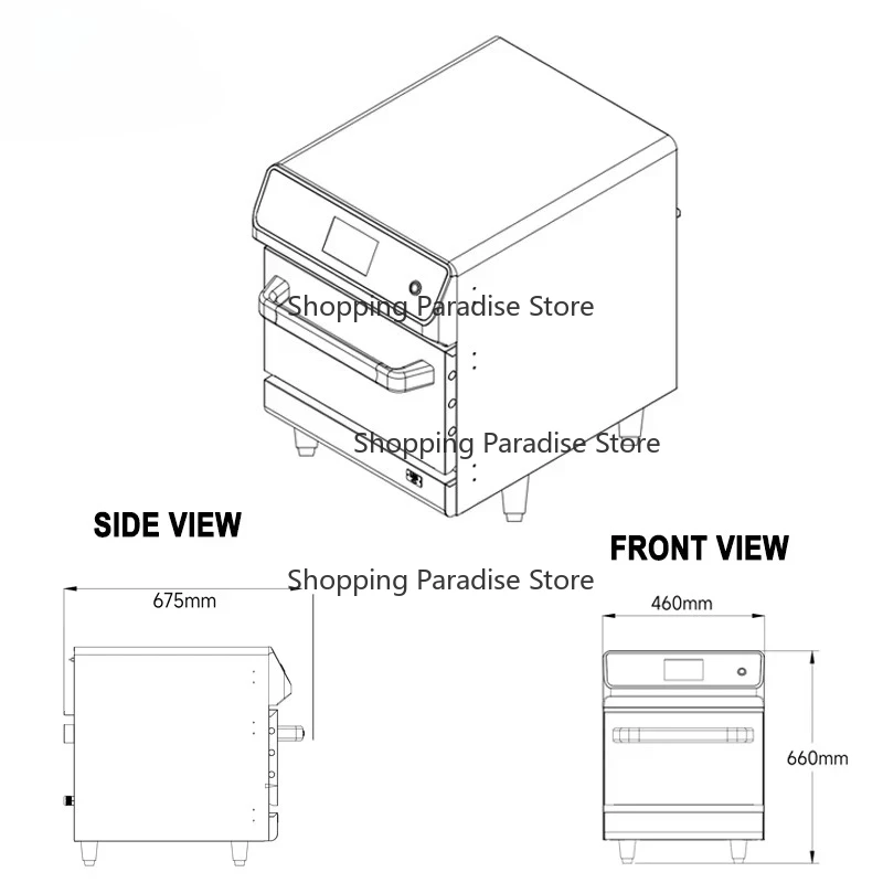 Commercial Turbo Chef Style Hi - Commercial Kitchen Microwave บทวิจารณ์และราคา