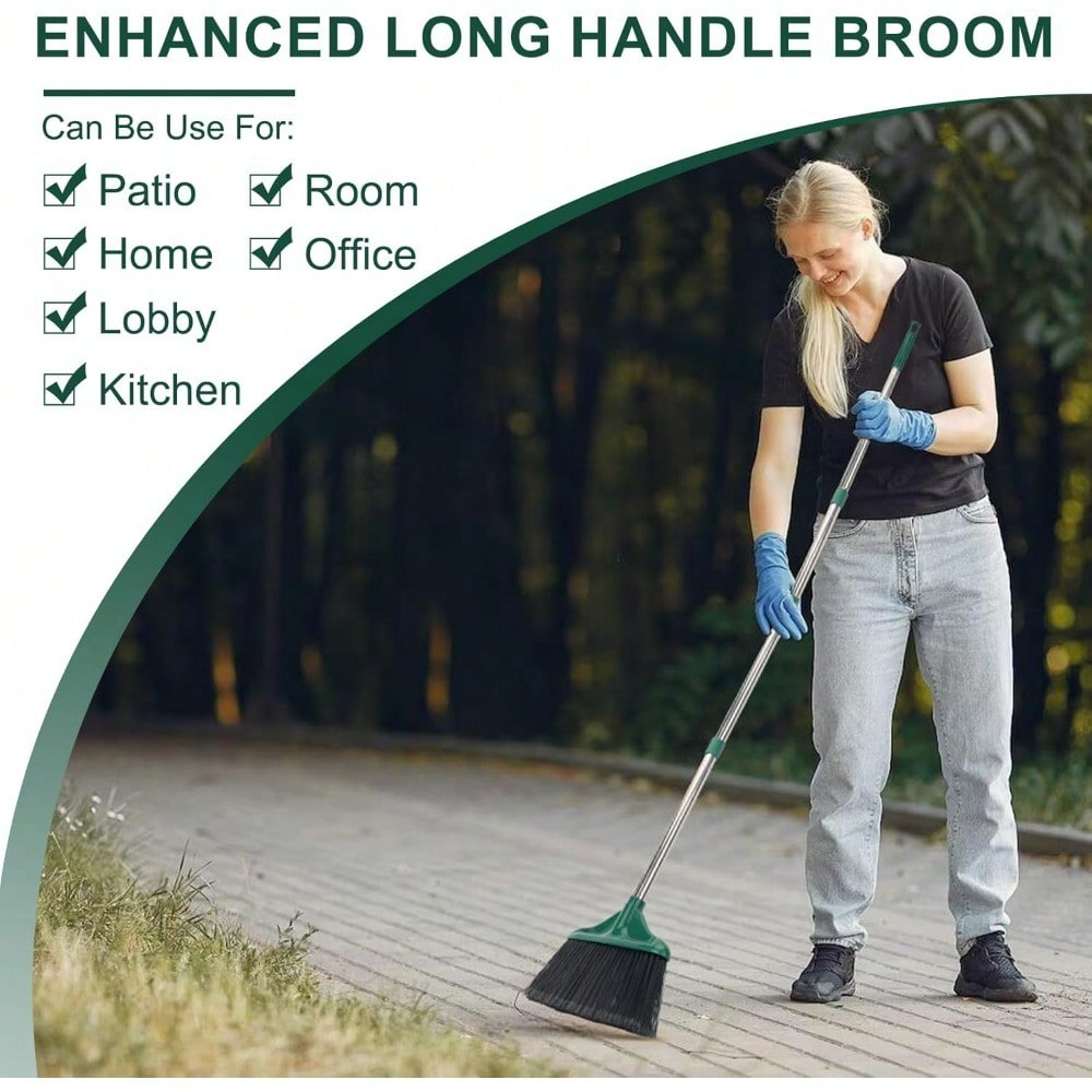 Long Handle Commercial Broom F - Commercial Kitchen Broom บทวิจารณ์และราคา