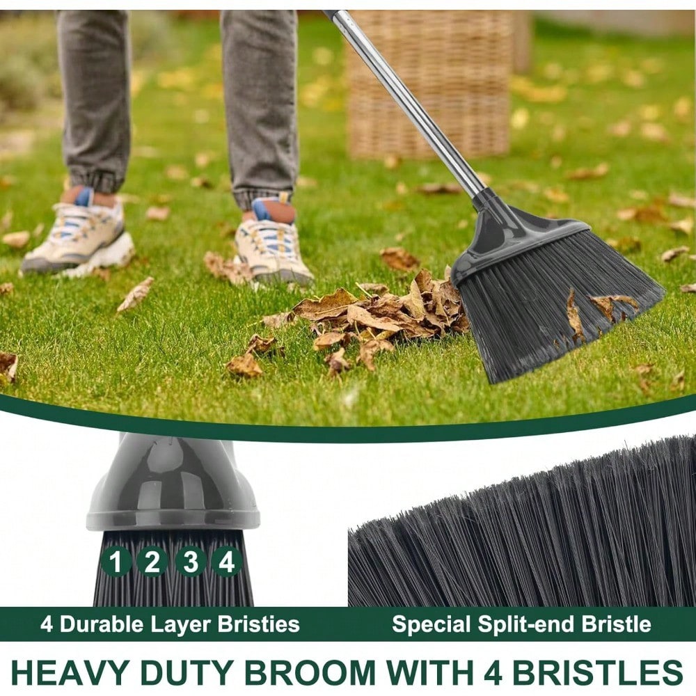 Long Handle Commercial Broom F - Commercial Kitchen Broom บทวิจารณ์และราคา
