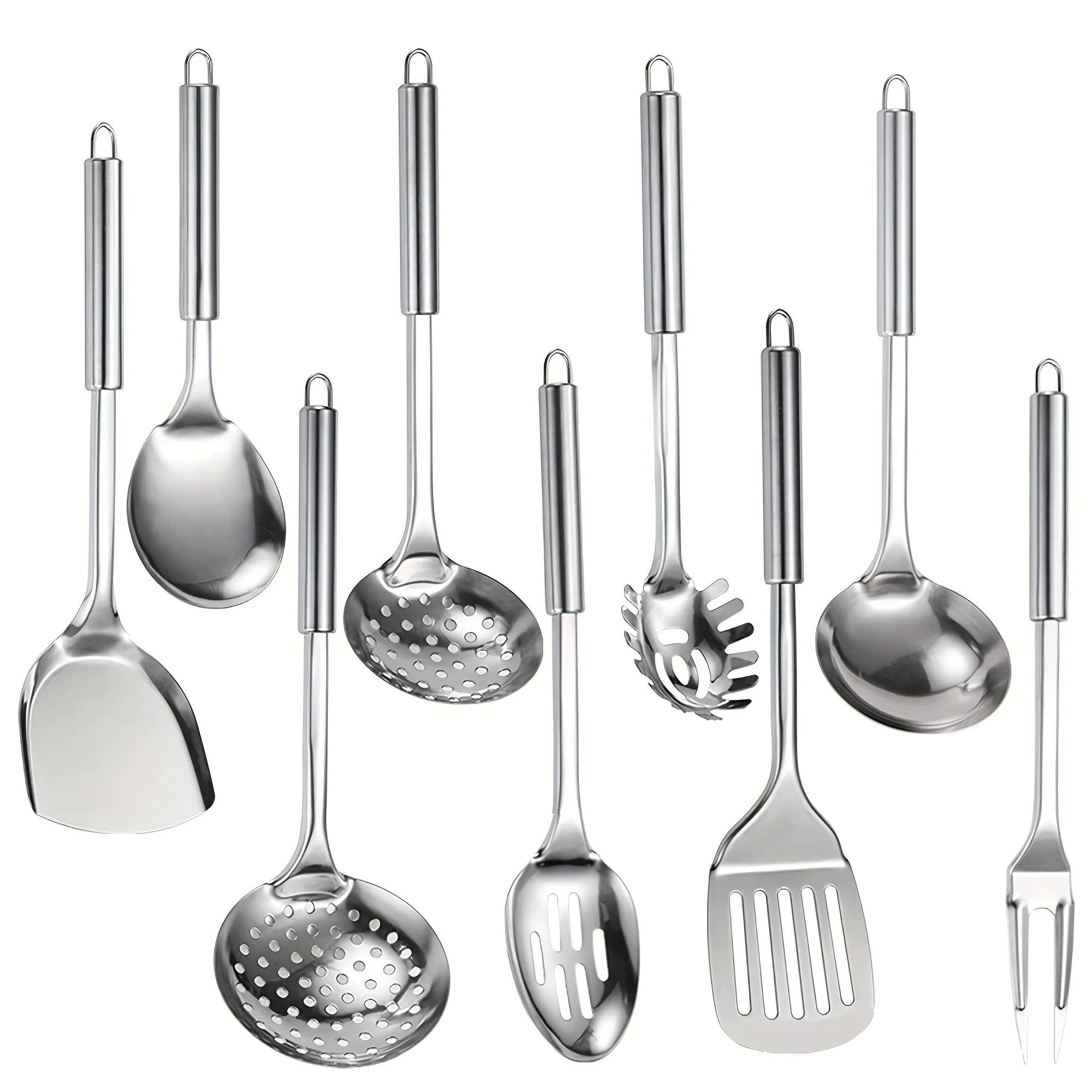 9pcs Cooking Utensil Set, 304  - Commercial Kitchen Set บทวิจารณ์และราคา