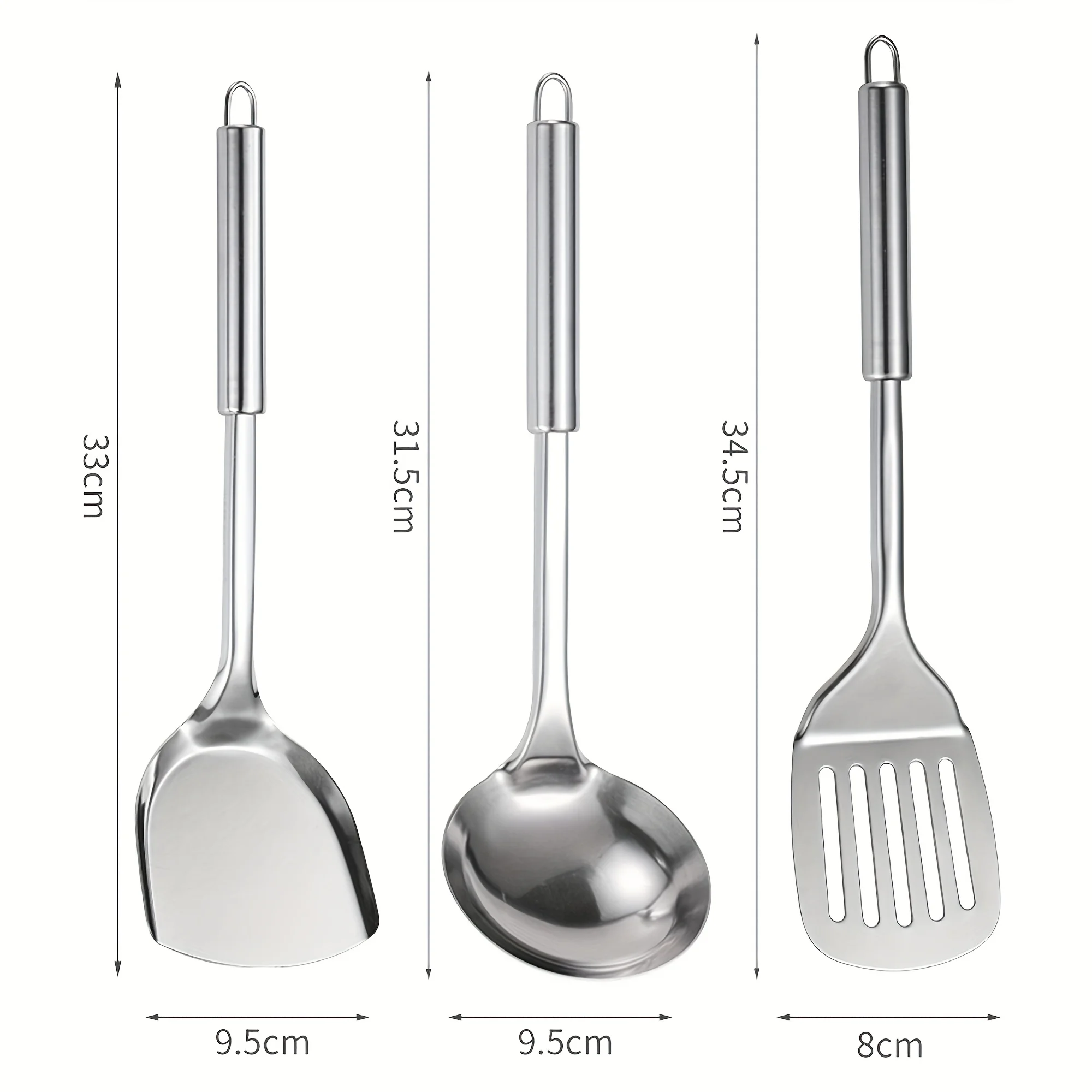 9pcs Cooking Utensil Set, 304  - Commercial Kitchen Set บทวิจารณ์และราคา
