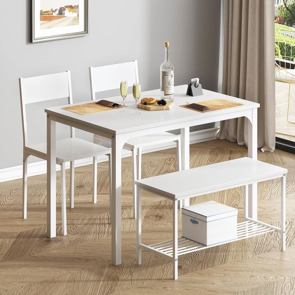 4 Pieces Dining Table Set, 43. - Commercial Kitchen Set บทวิจารณ์และราคา