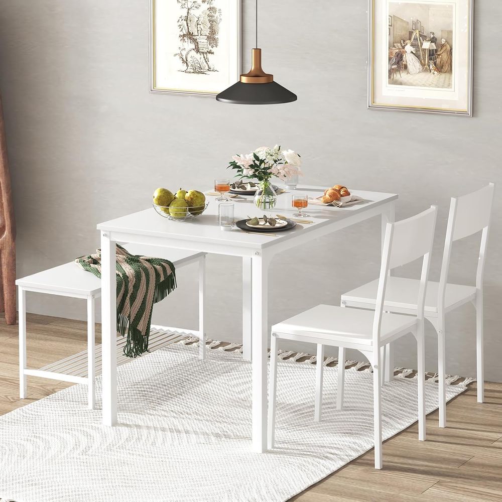 4 Pieces Dining Table Set, 43. - Commercial Kitchen Set บทวิจารณ์และราคา