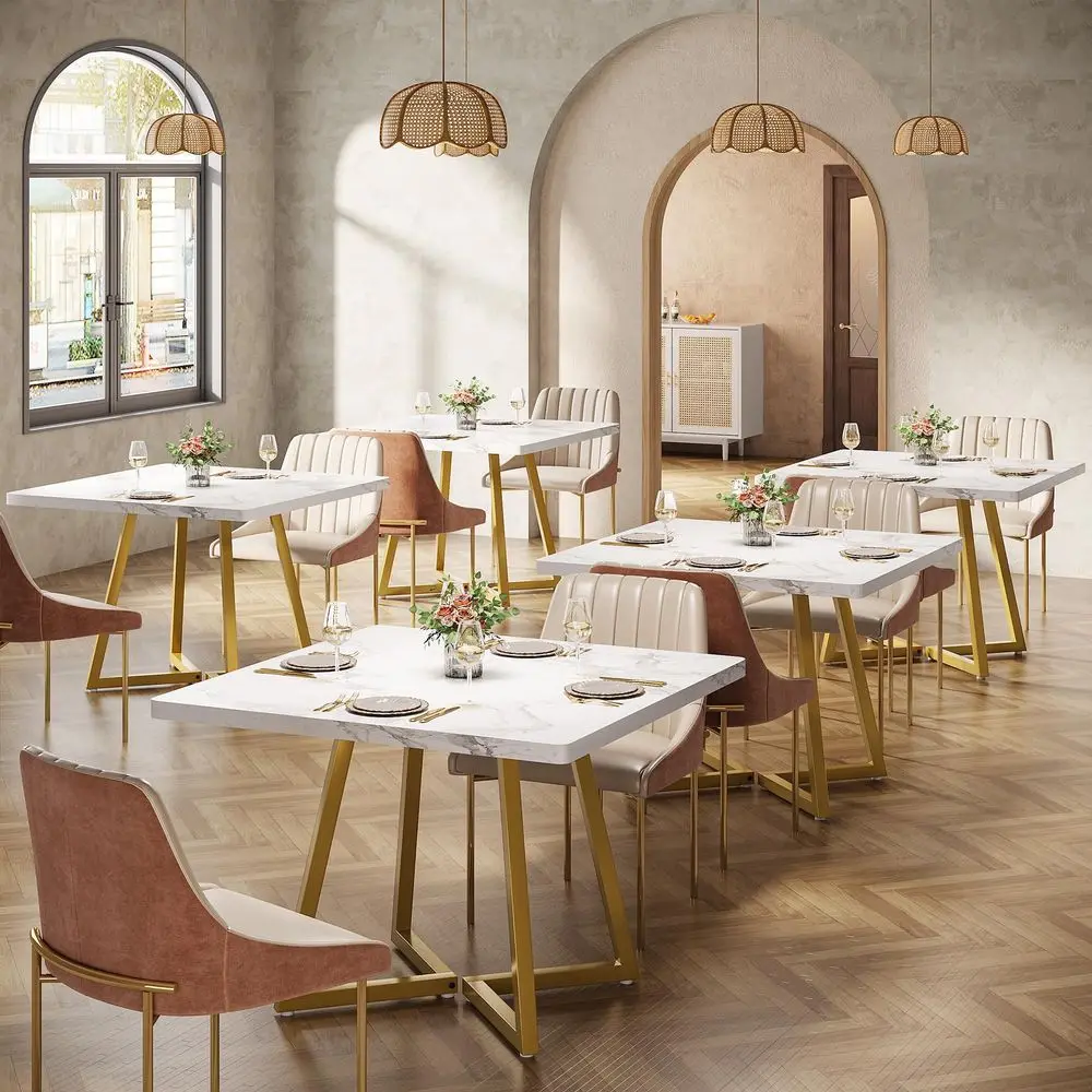 Square Commercial Dining Table - Commercial Kitchen Set บทวิจารณ์และราคา