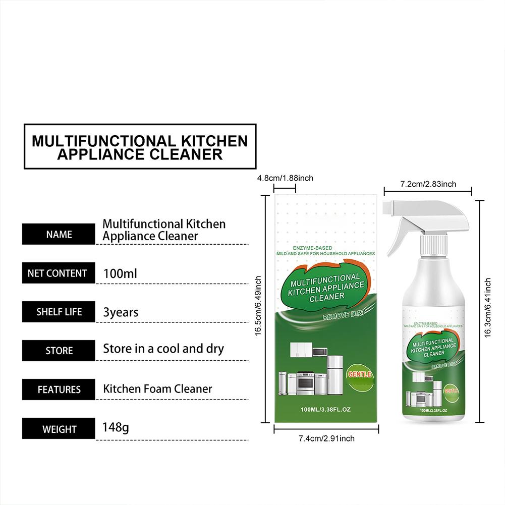 100ml Kitchen Appliance Cleane - Commercial Kitchen Grease Cleaner บทวิจารณ์และราคา