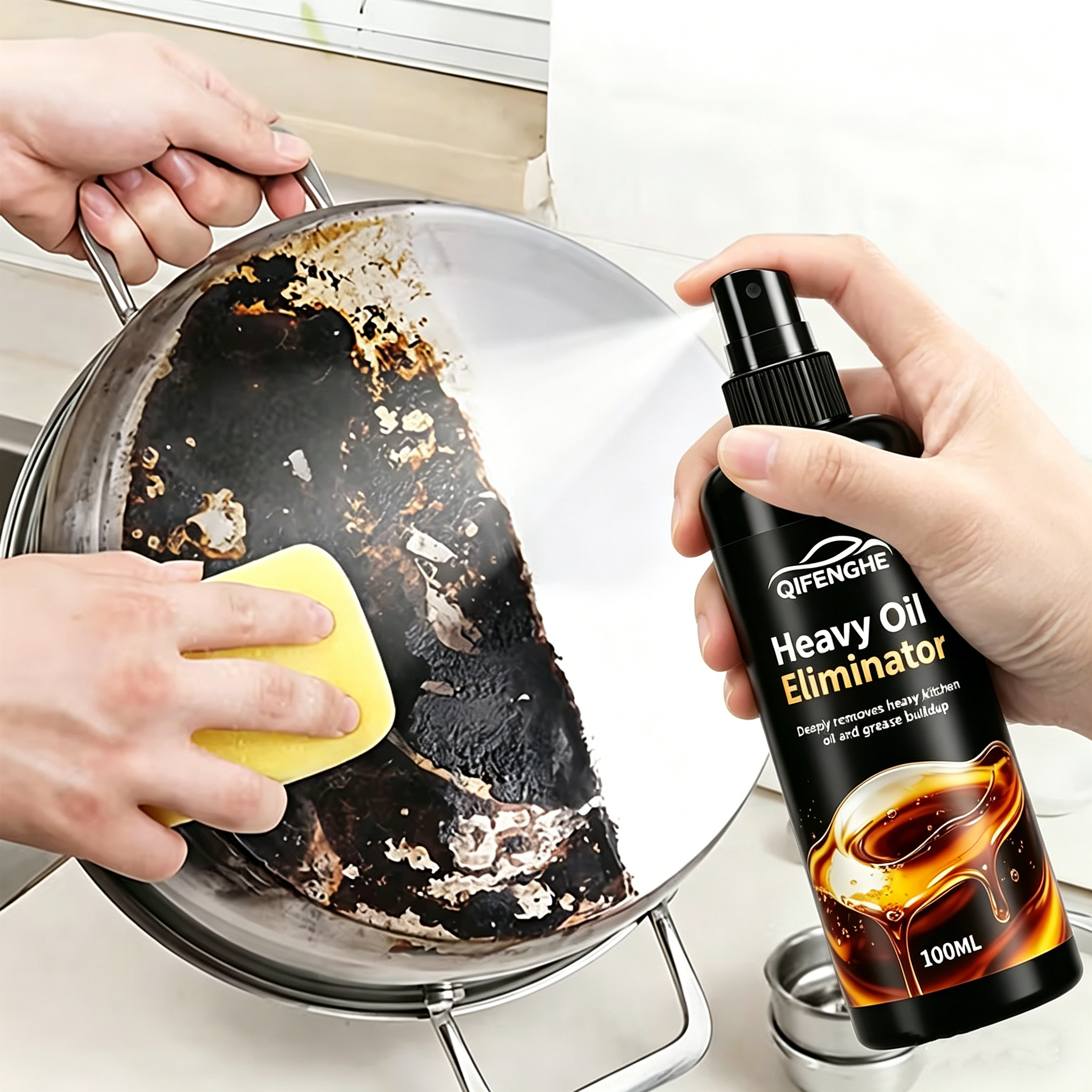 Heavy Oil Eliminator Spray, Ki - Commercial Kitchen Grease Cleaner บทวิจารณ์และราคา