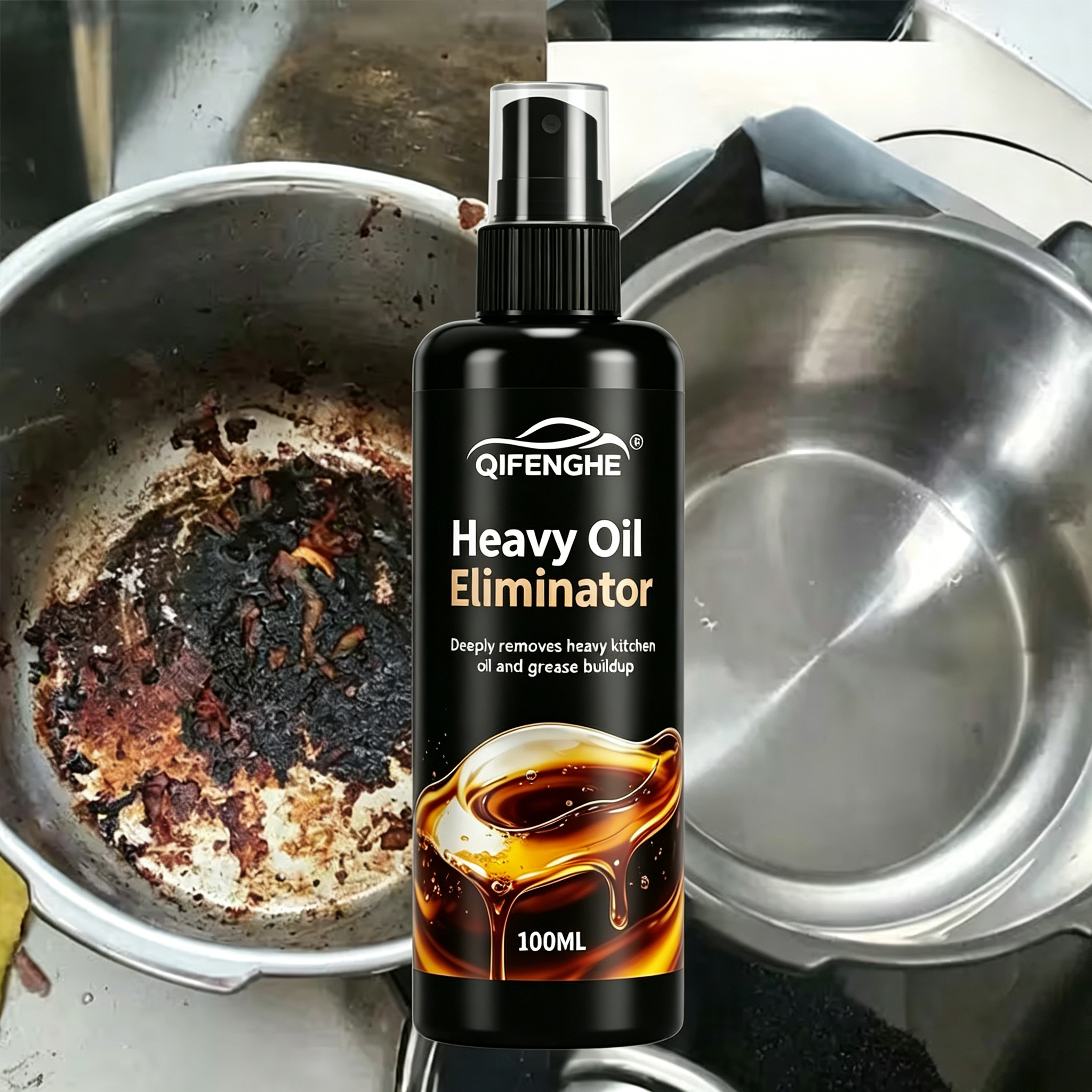 Heavy Oil Eliminator Spray, Ki - Commercial Kitchen Grease Cleaner บทวิจารณ์และราคา