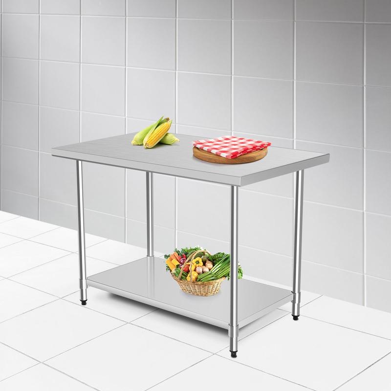30 x 48 Inch Stainless Steel T - Commercial Kitchen Tables บทวิจารณ์และราคา