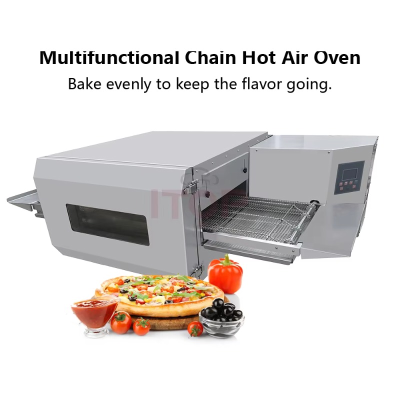 Commercial Chain Conveyor Tunn - Pizza Conveyor Oven บทวิจารณ์และราคา