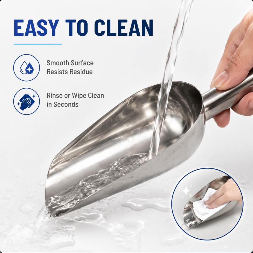 Stainless Steel Scoop Set Heav - Commercial Kitchen Set บทวิจารณ์และราคา