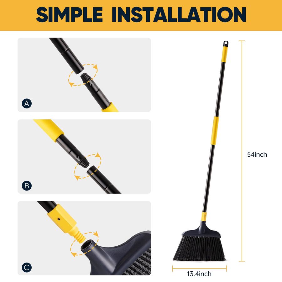 Commercial Broom Outdoor Indoo - Commercial Kitchen Broom บทวิจารณ์และราคา