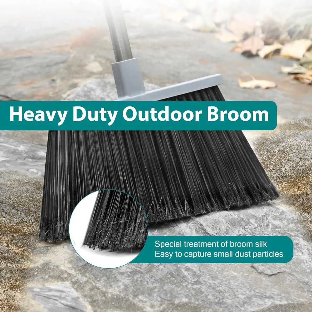 Broom, Outdoor Broom for Floor - Commercial Kitchen Broom บทวิจารณ์และราคา
