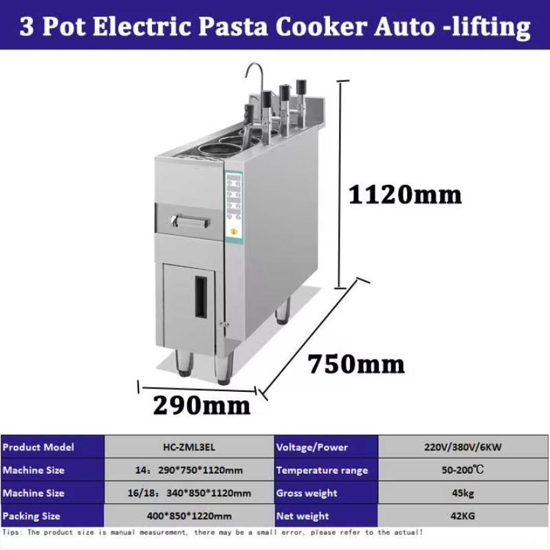 Commercial 3-Pot Electric Auto - Commercial Kitchen Boiler บทวิจารณ์และราคา