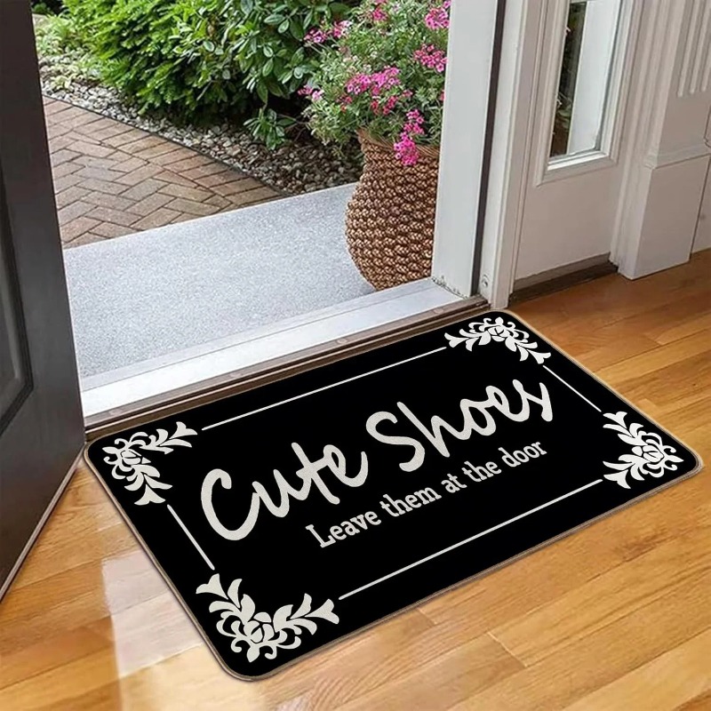 Please Take Your Shoes Off Rug - Commercial Kitchen In Your Home บทวิจารณ์และราคา