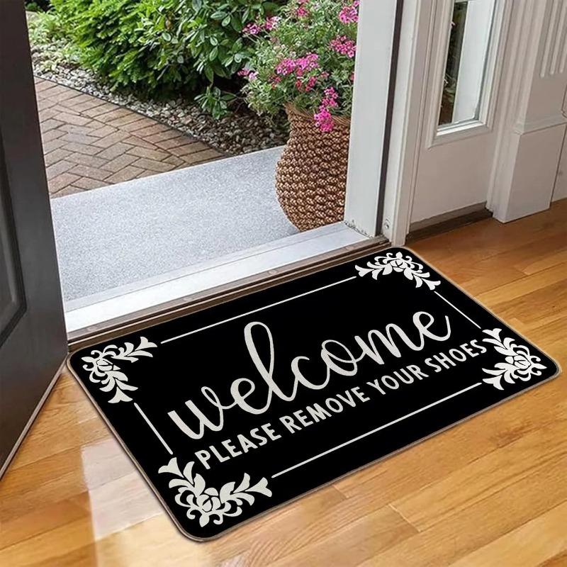 Please Take Your Shoes Off Rug - Commercial Kitchen In Your Home บทวิจารณ์และราคา