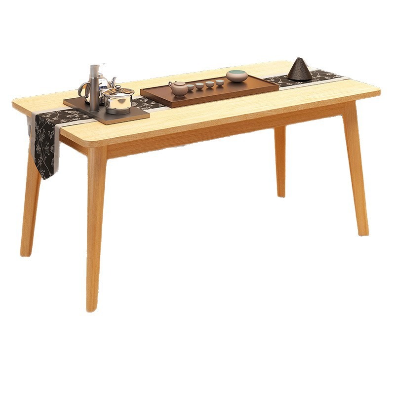 Solid Wood Leg Dining Table fo - Commercial Kitchen Small Space บทวิจารณ์และราคา