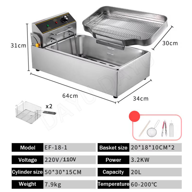 Fryer Commercial Electric Kitc - Commercial Kitchen Boiler บทวิจารณ์และราคา