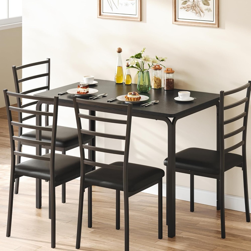 5-Piece Kitchen Dining Room Ta - Commercial Kitchen Small Space บทวิจารณ์และราคา