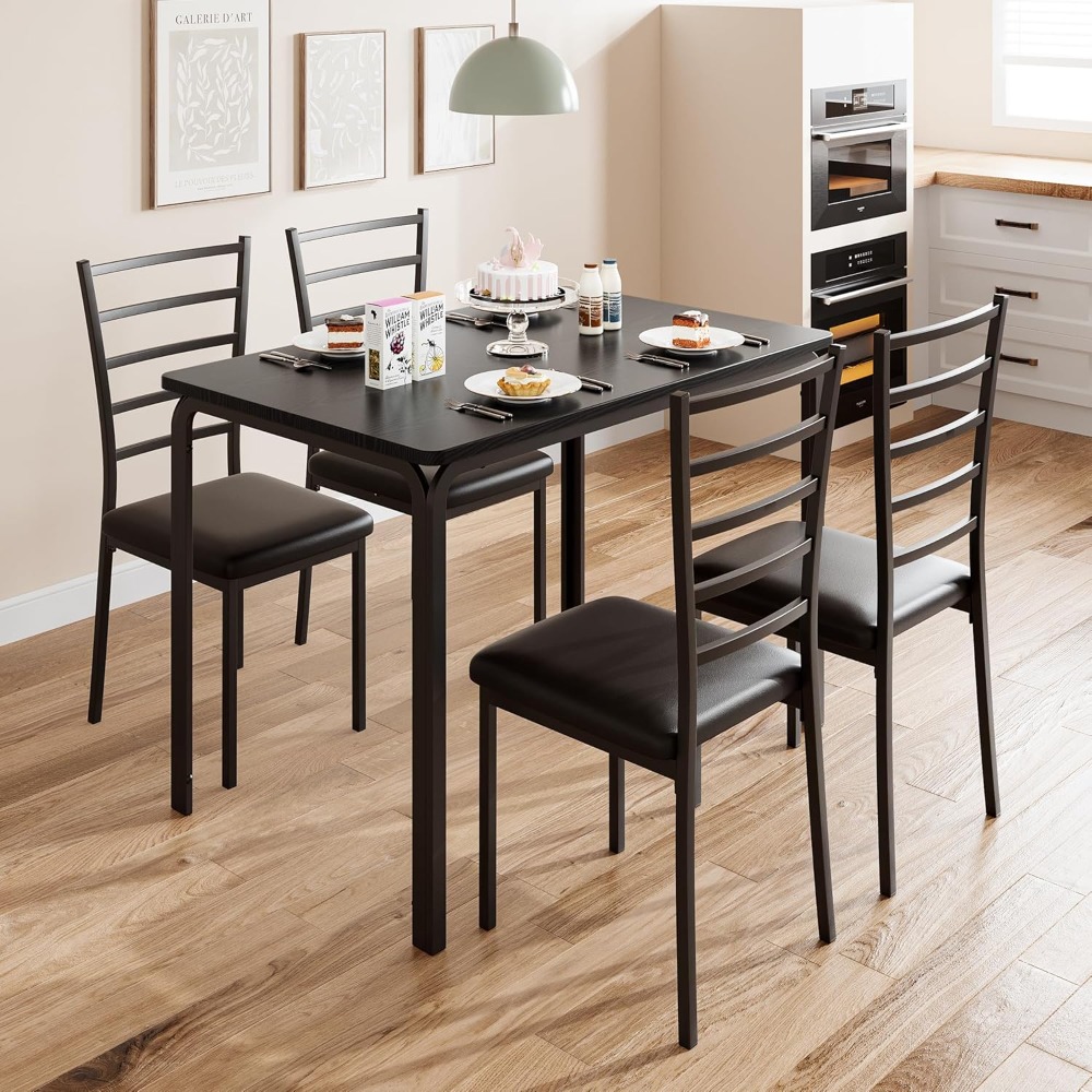 5-Piece Kitchen Dining Room Ta - Commercial Kitchen Small Space บทวิจารณ์และราคา